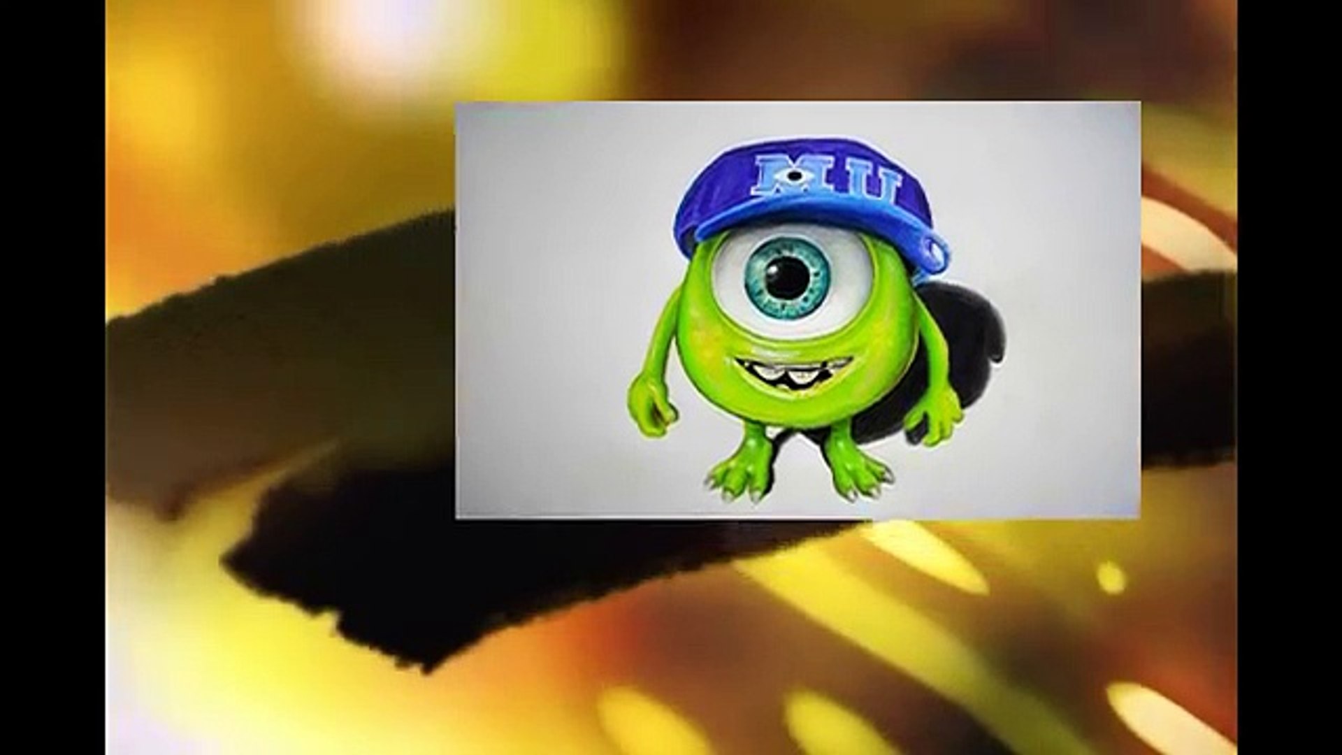 COMO DIBUJAR A MIKE WASOWSKI (MONSTER UNIVERSITY) - video Dailymotion, image size:1920x1080
