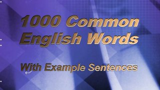 1000 Common English Words: Numbers 901 - 950