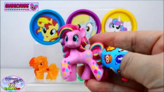 My Little Pony Learning Colors Play Doh Cans MLP Shopkins Surprise Egg and Toy Collector SETC