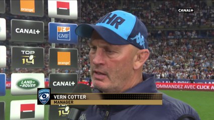 la déception de Vern Cotter