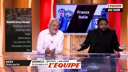 Mbappé, Griezmann, Dembélé, ce trio vous-a-t-il séduit ? - Foot - EDS - Extrait