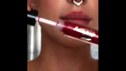 (maquillaje labios oscuros tutorial)