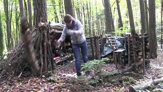 Building A Super Shelter In The Woods (Part 2)