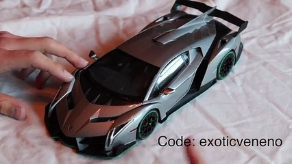 Review - 1:18 Scale Kyosho Lamborghini Veneno With Green Trim