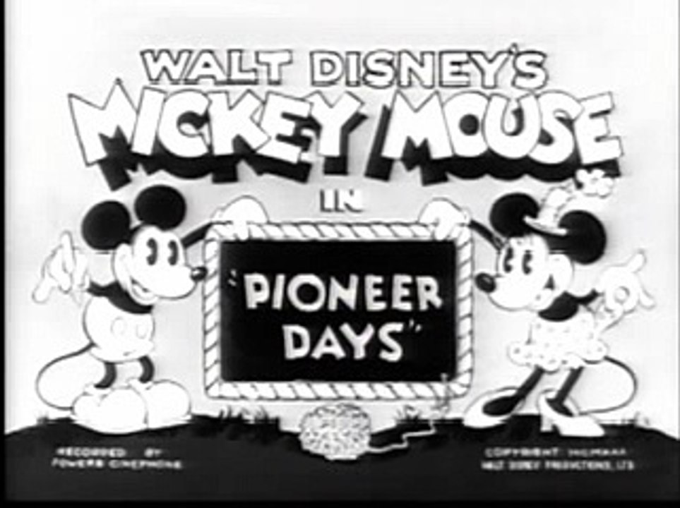 Mickey Mouse & Minnie - Pioneer Days  (1930)