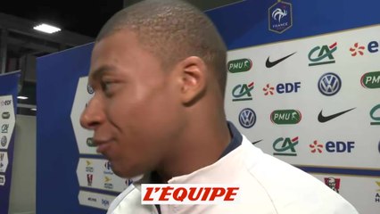 Mbappé «On a su élever notre niveau» - Foot - Bleus