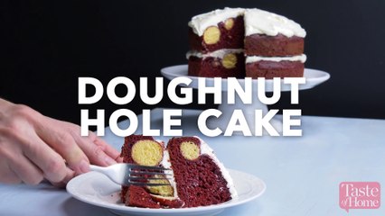 Doughnut Hole Cake