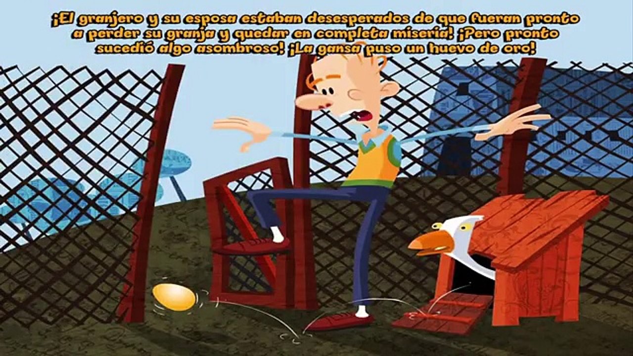 EL GANSO DE LOS HUEVOS DE ORO - CUENTOS INFANTILES PARA NIÑOS | ESPAÑOL