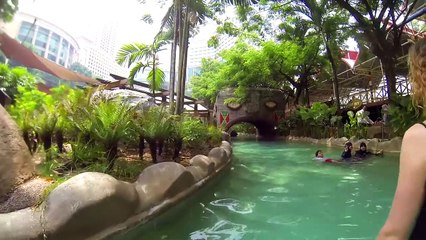 Sunway Lagoon Water Park, Kuala Lumpur! | ✈ VLOG 186 Backpacking Around The World! (Malaysia)