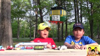 THOMAS AND FRIENDS THE GREAT RACE #1 | TrackMaster Philip of Sodor Kids Playing Toy Trains