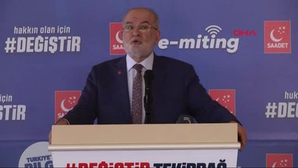Tekirdağ Cumhurbaşkanı Adayı Temel Karamollaoğlu E-miting'te Konuştu