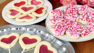 Valentines Jolly Rancher Window Cookies!