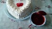 Decoração de bolo de coração com bico Folha e 1M da Wilton