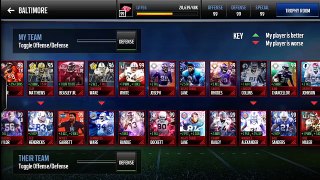 108 OVERALL!! The Greatest and Highest Overall Team In Madden Mobile 17!
