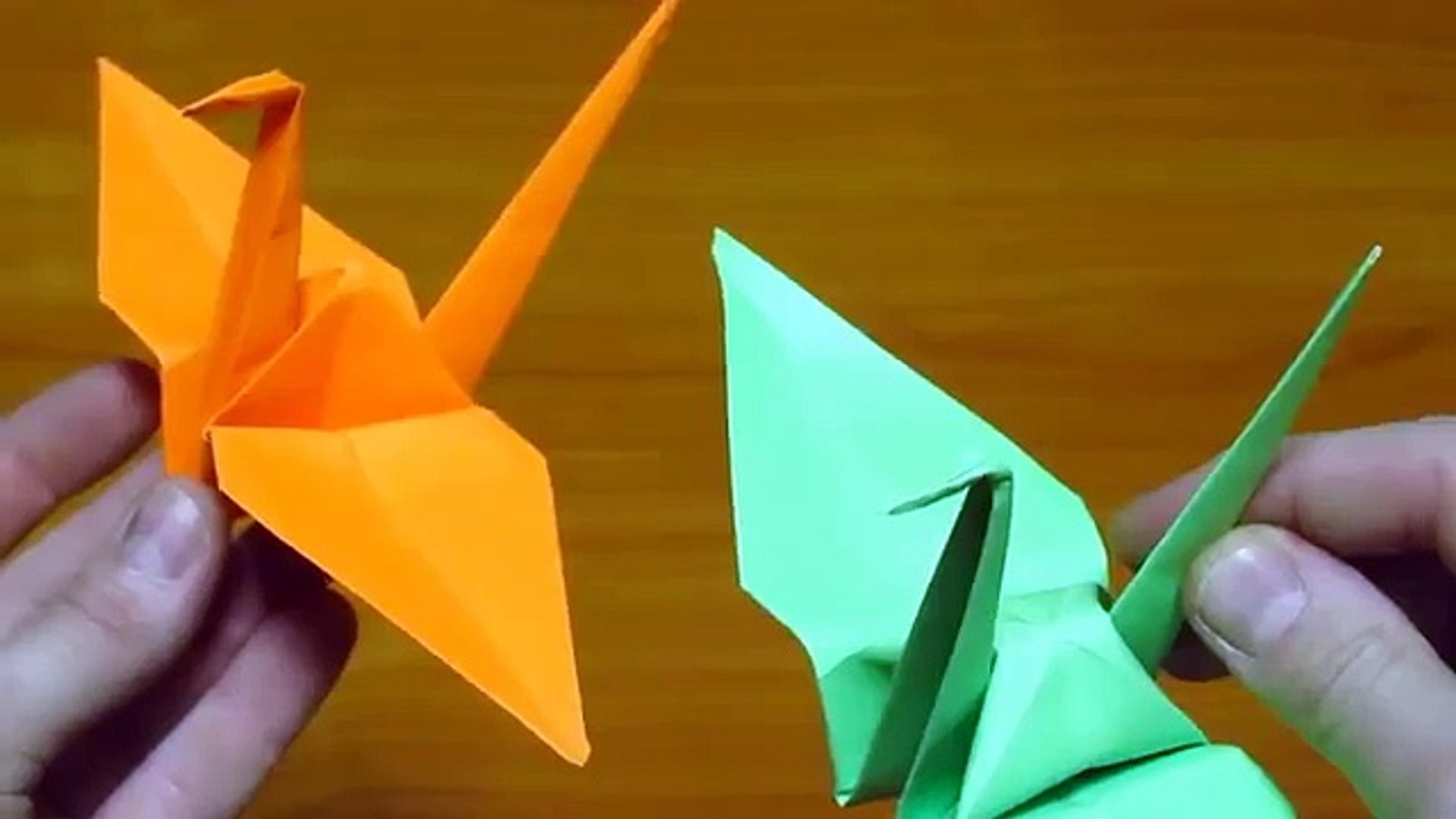 Como Hacer Un Origami De Papel Espectacular Grulla De Papel Paso A Paso Muy Fácil