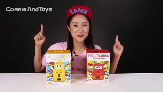 캐리의 헬로 옐로우 레드 라바 장난감 스마트 로봇 놀이 CarrieAndToys