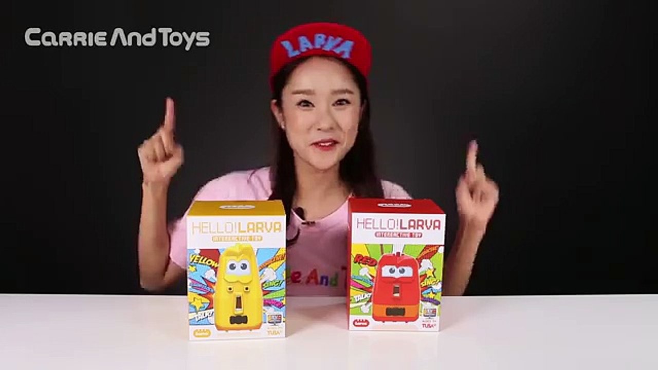 캐리의 헬로 옐로우 레드 라바 장난감 스마트 로봇 놀이 CarrieAndToys