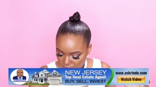 HOW TO DO A SLEEK INVISIBLE HIGH PONYTAIL : AFFORDABLE TOP KNOT PONYTAIL HAIR TUTORIAL | OMABELLETV