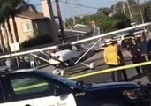 Pilot Praised After Safely Landing Small Plane on Huntington Beach Road