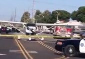 Traffic Blocked After Small Plane Lands Safely on Huntington Beach Road