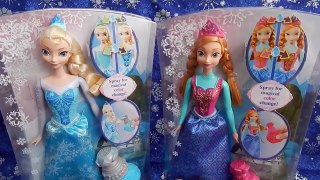 Disney Frozen Royal Color Change Anna and Elsa Dolls Toys Unboxing