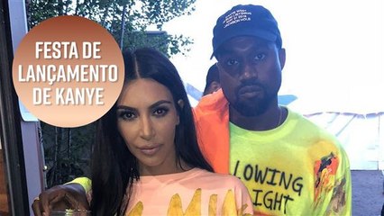 Kanye West dá uma festa para lançamento do novo álbum