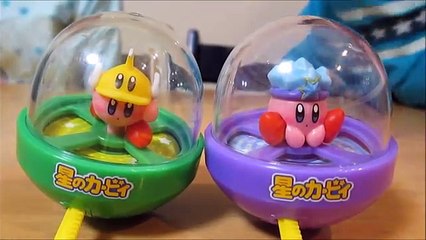 すき家すきすきセット　星のカービィくるくるコマ　全5種／SUKIYA Suki-Suki-Set. Kirby Kuru-Kuru-Koma.