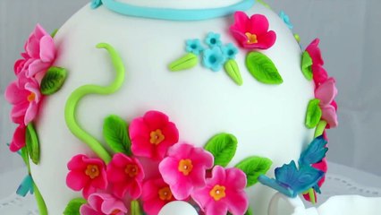 3D Carved Teapot Cake - How To With The Icing Artist