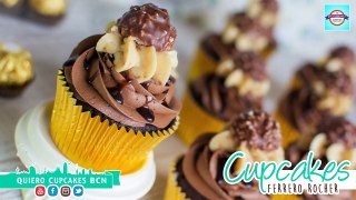 Cupcake Ferrero Rocher (chocolate y avellanas) | Quiero Cupcakes!