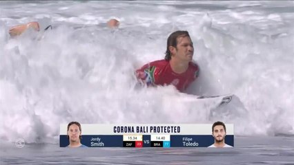 Adrénaline - Surf : Corona Bali Protected, Men's Championship Tour - Quarterfinal heat 3