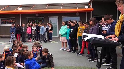 Les Enfants de L'école St Christophe de Chauché