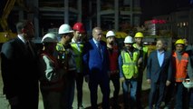 Cumhurbaşkanı Erdoğan, Akm ve Taksim Camii İnşaatlarını İnceledi