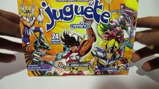 Los caballeros del zodiaco chocolate juguete new