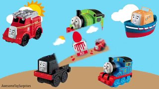 Thomas and Friends Nickelodeon Paw Patrol Mashems with Paint and Eggs Learn Colors Series