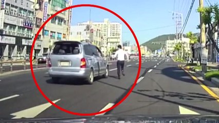 '제어 불가' 차량 세운 의인, 직접 전한 당시 상황 / YTN