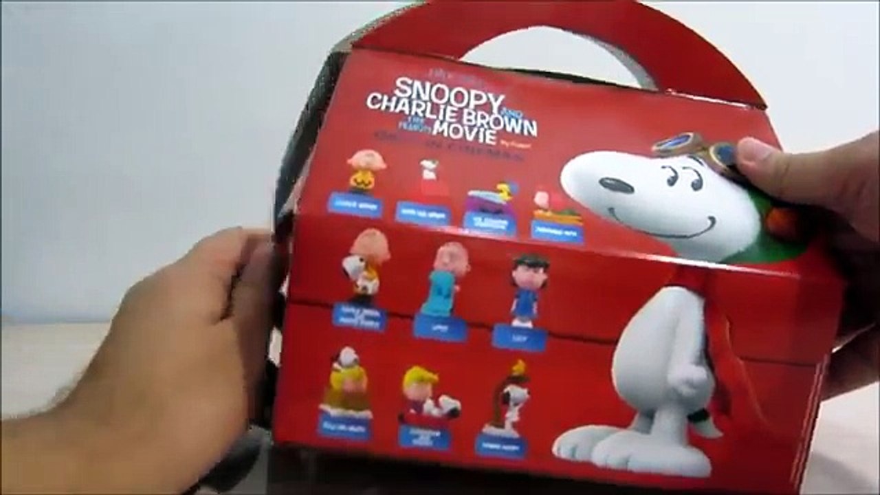 McDonalds Happy Meal Toys - The Peanuts Movie - Set of 10