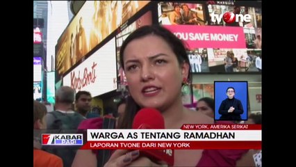 Reaksi Warga Amerika Soal Ramdhan