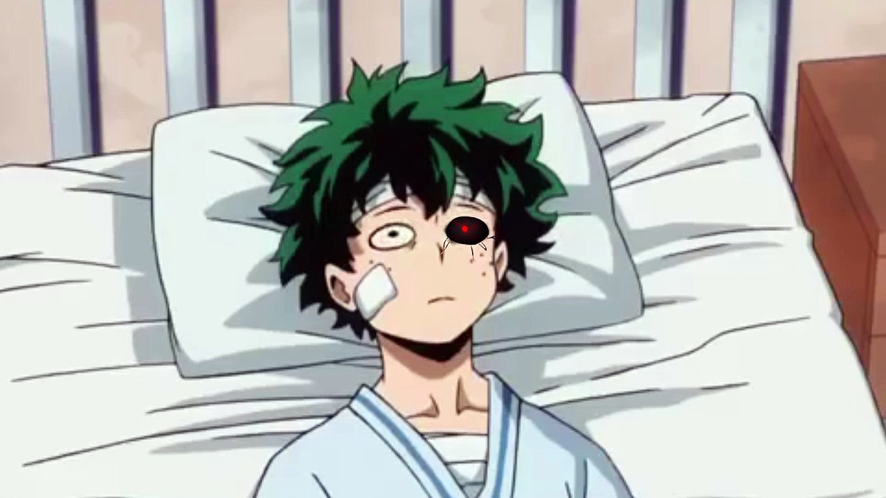 boku no hero academia season 3 - midoriya wake s up as ghoul