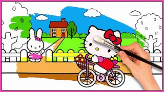 Hello Kitty: Bike Ride By Coloring Book