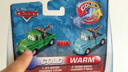 Color Changing Mater Disney Pixar Cars - Unboxing Demo Review