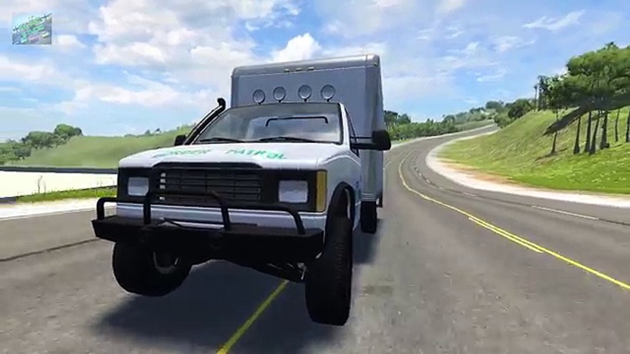 Beamng Drive - Bandit Chases, Assault Crashes (...