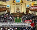 قرينة الرئيس السيسى تشهد مراسم حلف اليمين فى البرلمان