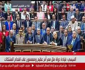 السيسى: ارتضيت أن أكون على رأس فريق إنقاذ الوطن من المتاجرين بالدين والحرية