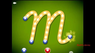 Learn writing CURSIVE alphabets - L to P - LetterSchool - By BabyStation