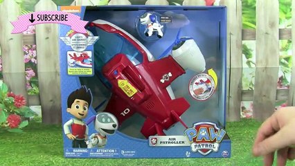Paw Patrol AIR PATROLLER NEW 2016 PAW PATROL Toy Air Rescue Series Paw Patrol Video Toy Review