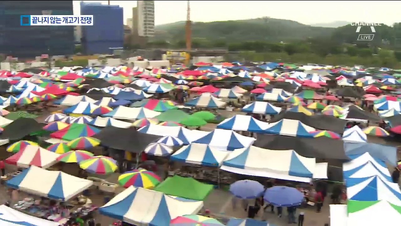 철거 하루 만에 돌아온 개 도축장…또 개고기 전쟁
