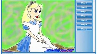 How to Draw Alice in Wonderland