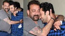 Sanju: Sanjay Dutt & Ranbir Kapoor's EMOTIONAL HUG captured! | FilmiBeat