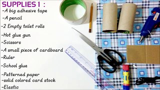 DIY craft : Pencil holder from Toilet rolls