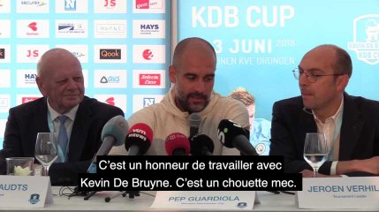 Pep Guardiola: "C’est bon de vivre cette période de ma vie avec De Bruyne"
